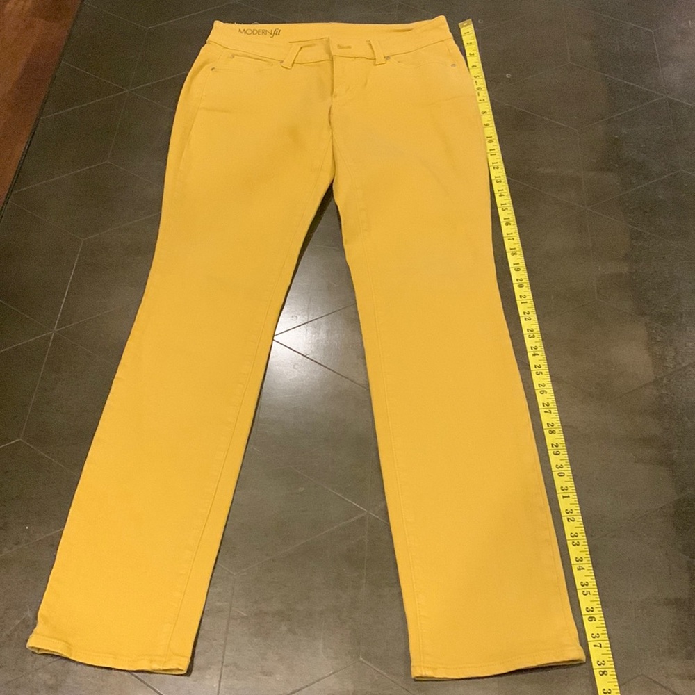 Tan denim jeans - Size 4P w/ 38” L.